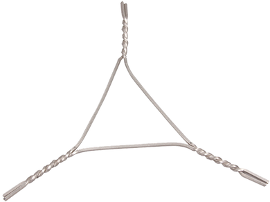 Triangles, Round, Nickel-chrome wire (14ga)