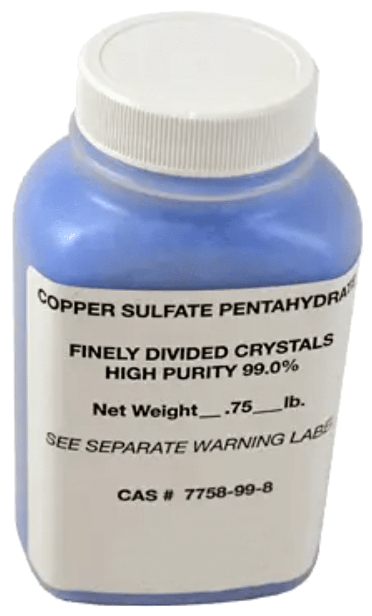 Copper Sulfate, 12 oz. (355ml) Container