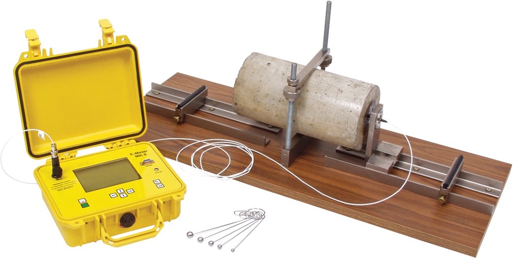 E-Meter for Flexural Resonance of Concrete