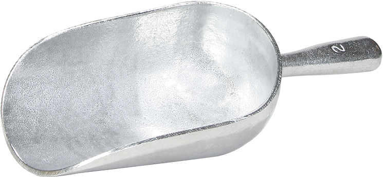 Scoop, One-piece Aluminum