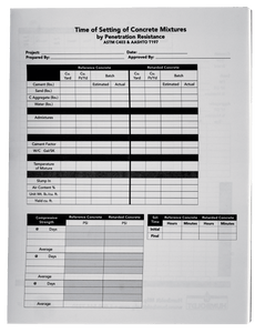 Data Sheets, Time of Set